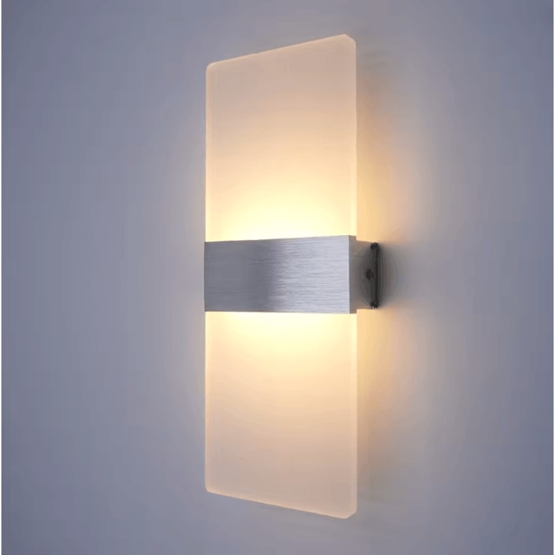 Modern Minimalist LED Wall Lamp Aluminum Acrylic Wall Sconce For Bedroom Living Room Staircase Li 4