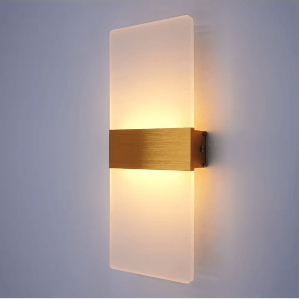 Modern Minimalist LED Wall Lamp Aluminum Acrylic Wall Sconce For Bedroom Living Room Staircase Li 6