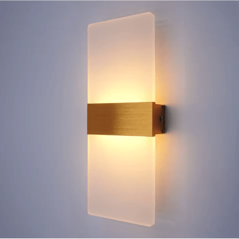 Modern Minimalist LED Wall Lamp Aluminum Acrylic Wall Sconce For Bedroom Living Room Staircase Li 6