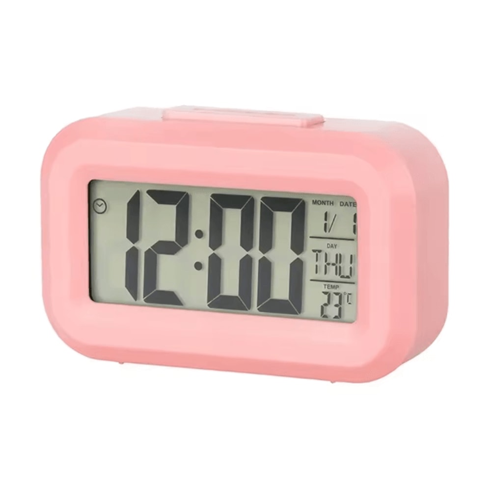 Multifunction LED Digital Alarm Clock Backlight Desk Clock With Temperature Calendar Snooze 8