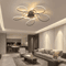 Modern Gold Chrome LED Chandelier Luxury Minimalist Ceiling Light Fixture For Living Room Bedroom 1
