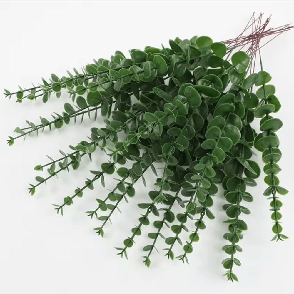 20PCS Artificial Eucalyptus Stems Realistic Faux Greenery Leaves For Wedding Centerpieces Home De 6