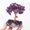 Amethyst Crystal Tree Of Life Wire Wrapped Healing Crystal Bonsai Decor With Natural Stone Base 1