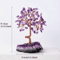 Amethyst Crystal Tree Of Life Wire Wrapped Healing Crystal Bonsai Decor With Natural Stone Base 4