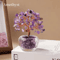 Natural Crystal Fortune Tree Tree Of Life Feng Shui Decor With Handcrafted Gemstone Leaves 4