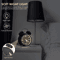 4Inch Twin Bell Loud Alarm Clock Retro Metal Desk Clock With Backlight For Heavy Sleepers 2