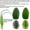 50Inch Giant Artificial Palm Tree Realistic Lush Tropical Plant For Indoor Outdoor Home Decor 2