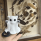 Mini Cat Ghost Figurine Cute Halloween Desk Decor Collectible Approx 31 Inches 1