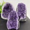 Natural Amethyst Crystal Cluster Geode Raw Quartz Healing Stone For Home Decor Spiritual Energy 0