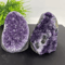Natural Amethyst Crystal Cluster Geode Raw Quartz Healing Stone For Home Decor Spiritual Energy 1