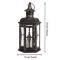 Vintage Nordic Black Iron Candle Lantern Hanging Decorative Lantern For Home Wedding Decor 4