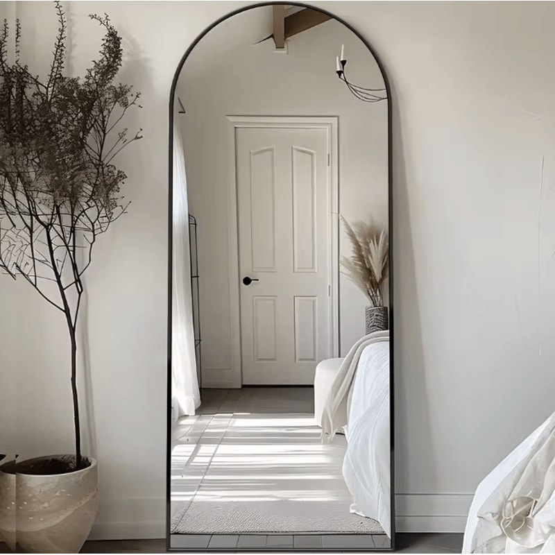 58 By 18 Inch Full Length Floor Mirror With Stand For Bedroom Living Room Dressing Area 1