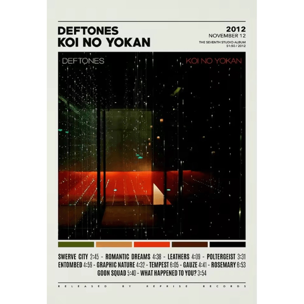 Deftones Album Cover Canvas Poster Around The Fur Saturday Night Wrist Music Wall Art Decor 9