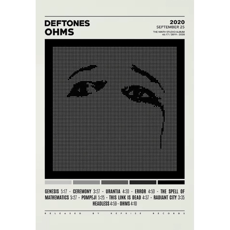 Deftones Album Cover Canvas Poster Around The Fur Saturday Night Wrist Music Wall Art Decor 10