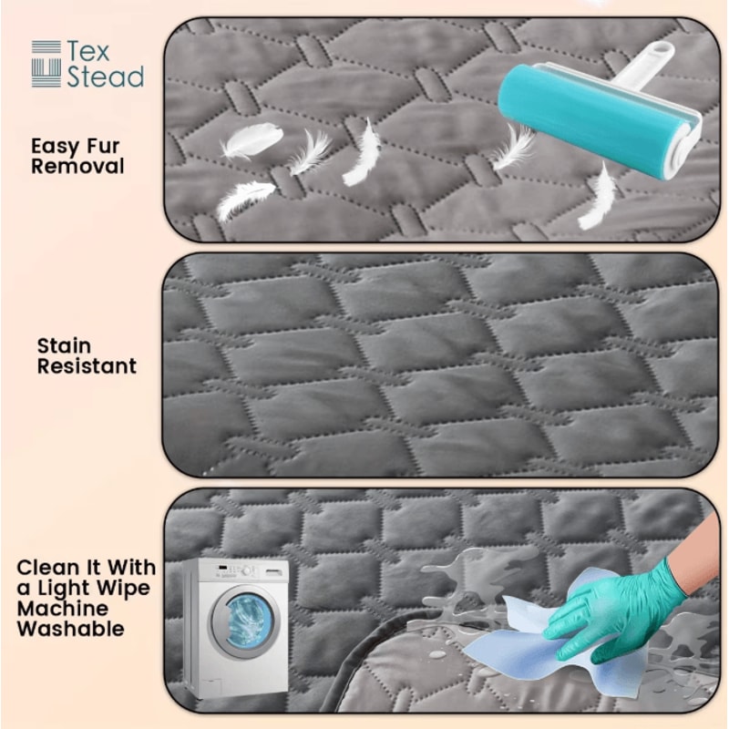 Double Sided Waterproof Dog Bed Cover Pet Blanket Sofa Protector For Couch Furniture 1