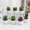 Mini Artificial Succulent Bonsai Plants Realistic Fake Greenery Decor For Desk And Home 1