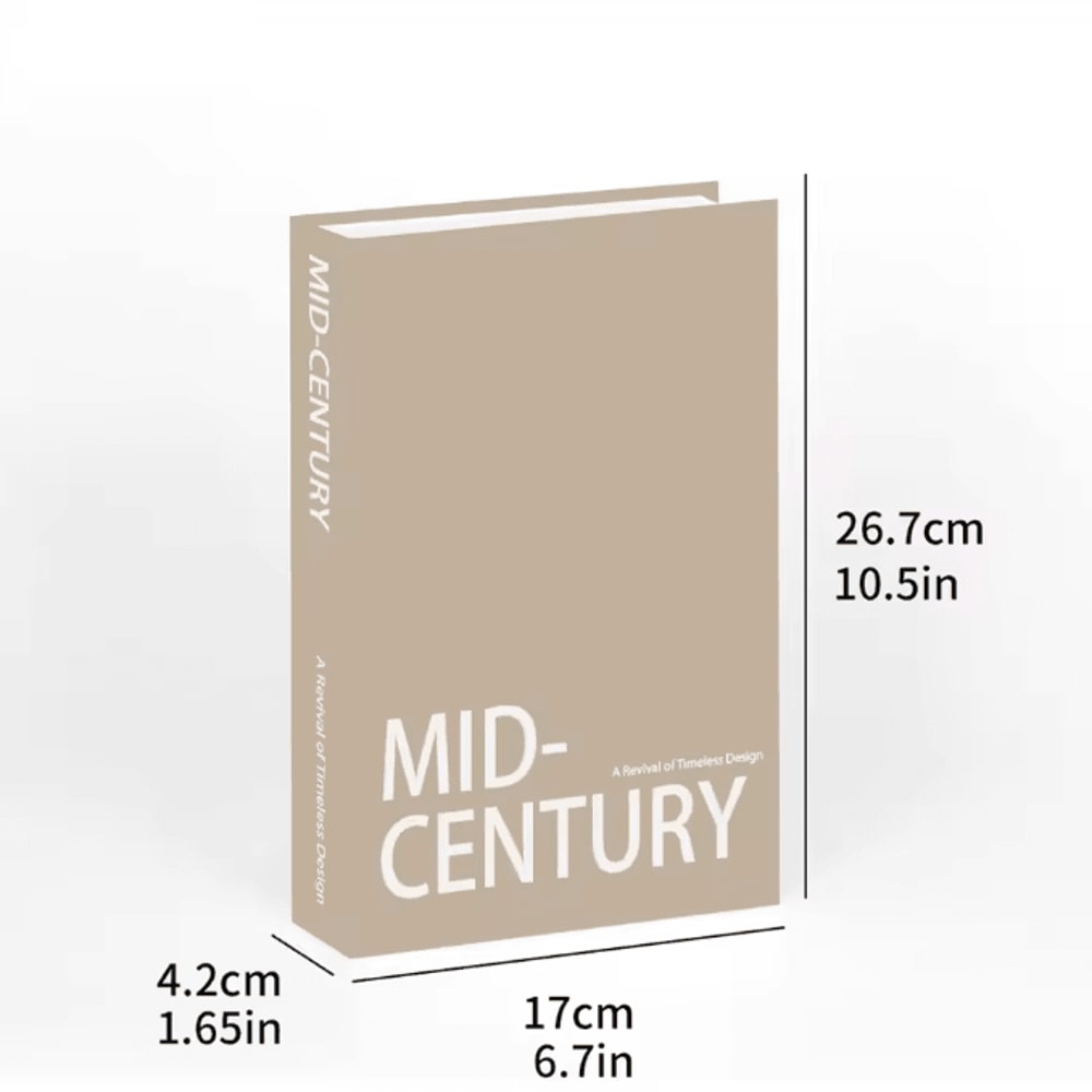 3 Piece Decorative Fake Books Set Minimalist Faux Book Decor For Coffee Table Shelf Styling 4