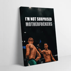 custom nate diaz poster canvas wall art – ufc fighter decor for living room & gym (unframed modern print)