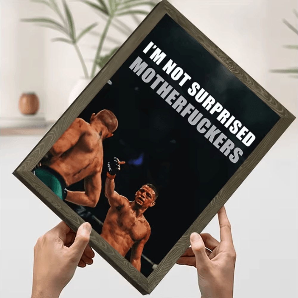 Custom Nate Diaz Poster Canvas Wall Art UFC Fighter Decor For Living Room Gym Unframed Modern Pri 2