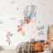 Pink Cartoon Bear Balloon Wall Stickers Cute Kids Room Nursery Wall Decals Decor 2