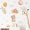 Pink Cartoon Bear Balloon Wall Stickers Cute Kids Room Nursery Wall Decals Decor 3