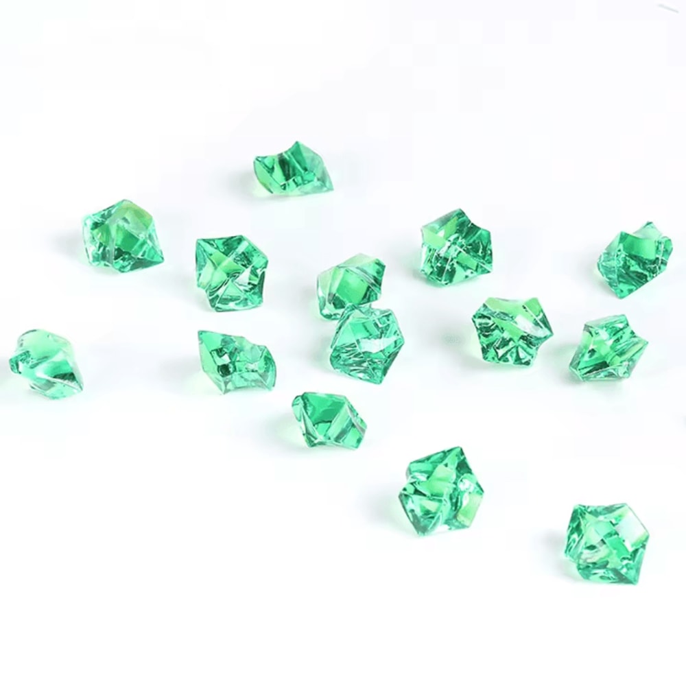 100200PCS Crystal Clear Acrylic Ice Stones Decorative Vase Filler For Weddings Crafts Home Decor 8