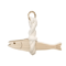 Lightweight Wooden Fish Hanging Ornament With Bell Nautical Car Wall Decor Pendant 4
