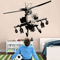 Military Helicopter Army Wall Decal Hero Soldier Vinyl Wall Sticker For Boys Room Decor 2