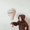 Handwoven Rattan Hot Air Balloon Wall Decor Nordic Boho Nursery Hanging Ornament For Kids Room 4