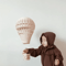 Handwoven Rattan Hot Air Balloon Wall Decor Nordic Boho Nursery Hanging Ornament For Kids Room 4