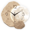 Modern Wooden Moon Wall Clock Silent Quartz Minimalist Wall Decor For Bedroom Living Room 5