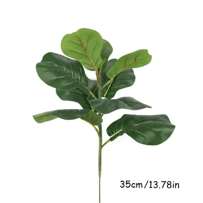 Artificial Fiddle Leaf Fig Tree Large Faux Ficus Lyrata Plant For Modern Home Office Decor 3