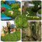 50030G Artificial Green Moss Mini Landscape Fake Grass For DIY Crafts Plant Decor Home Styling 4
