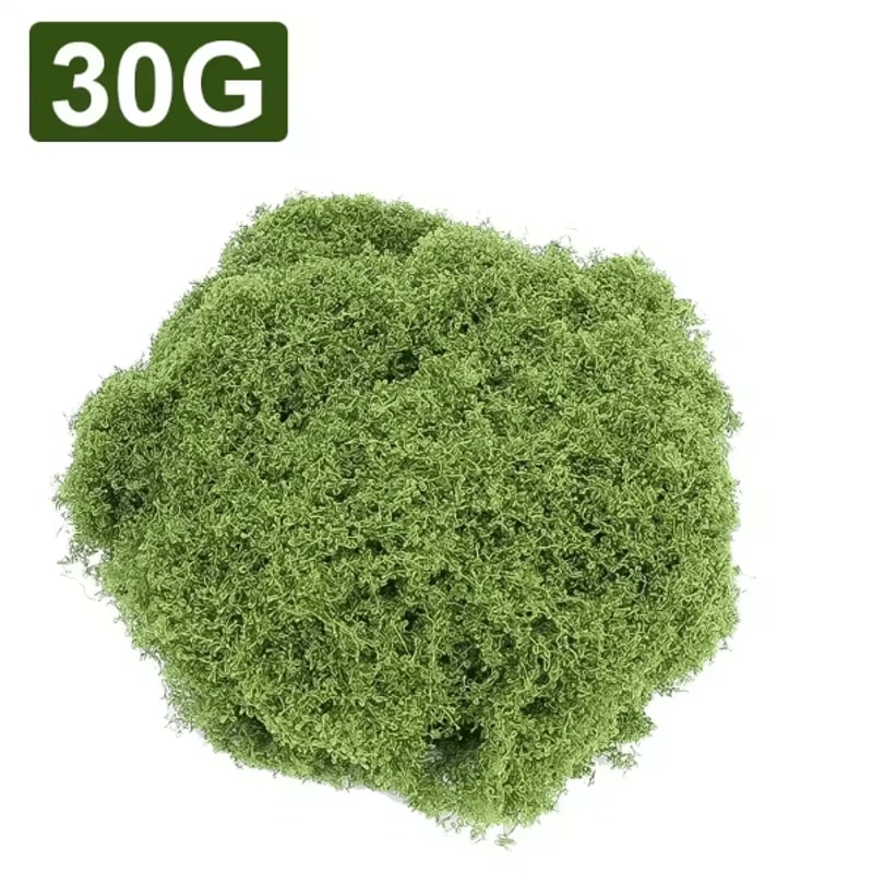 50030G Artificial Green Moss Mini Landscape Fake Grass For DIY Crafts Plant Decor Home Styling 5