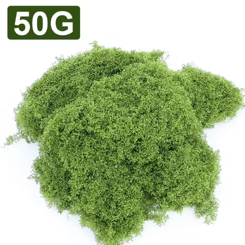 50030G Artificial Green Moss Mini Landscape Fake Grass For DIY Crafts Plant Decor Home Styling 6