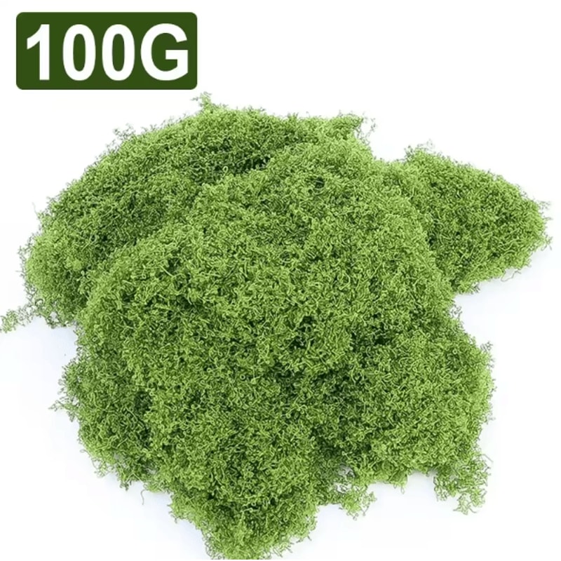 50030G Artificial Green Moss Mini Landscape Fake Grass For DIY Crafts Plant Decor Home Styling 7