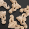 16PCS Wood Carved Applique Set Decorative Corner Onlays For Furniture Walls DIY Decor 5
