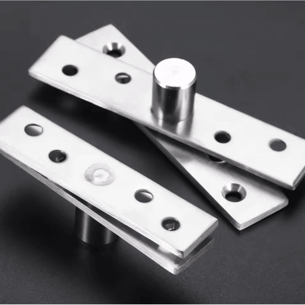Hidden Door Pivot Hinge Set Stainless Steel Concealed Rotating Hinge For Modern Doors 0