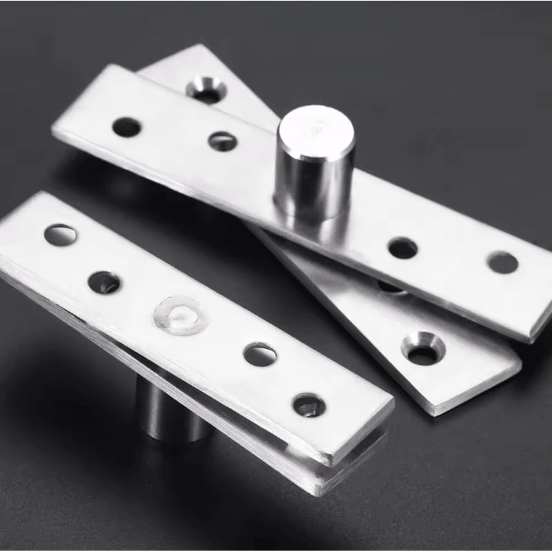 Hidden Door Pivot Hinge Set Stainless Steel Concealed Rotating Hinge For Modern Doors 0