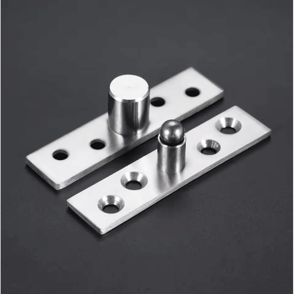 Hidden Door Pivot Hinge Set Stainless Steel Concealed Rotating Hinge For Modern Doors 1