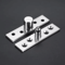 Hidden Door Pivot Hinge Set Stainless Steel Concealed Rotating Hinge For Modern Doors 1