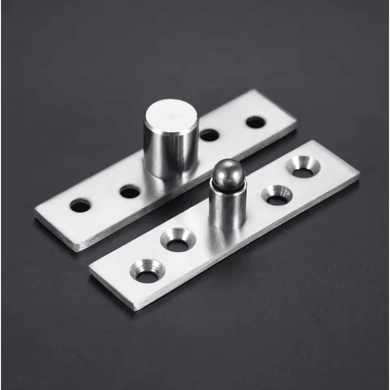 Hidden Door Pivot Hinge Set Stainless Steel Concealed Rotating Hinge For Modern Doors 1