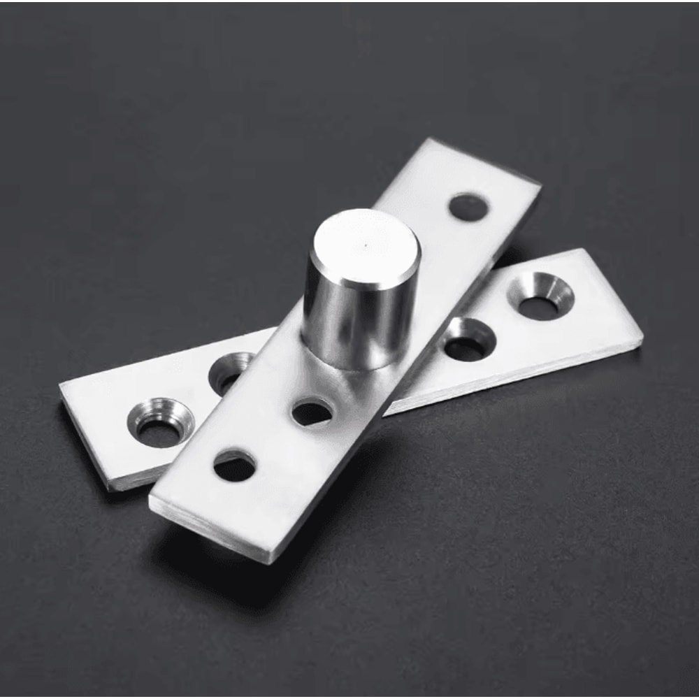 Hidden Door Pivot Hinge Set Stainless Steel Concealed Rotating Hinge For Modern Doors 2