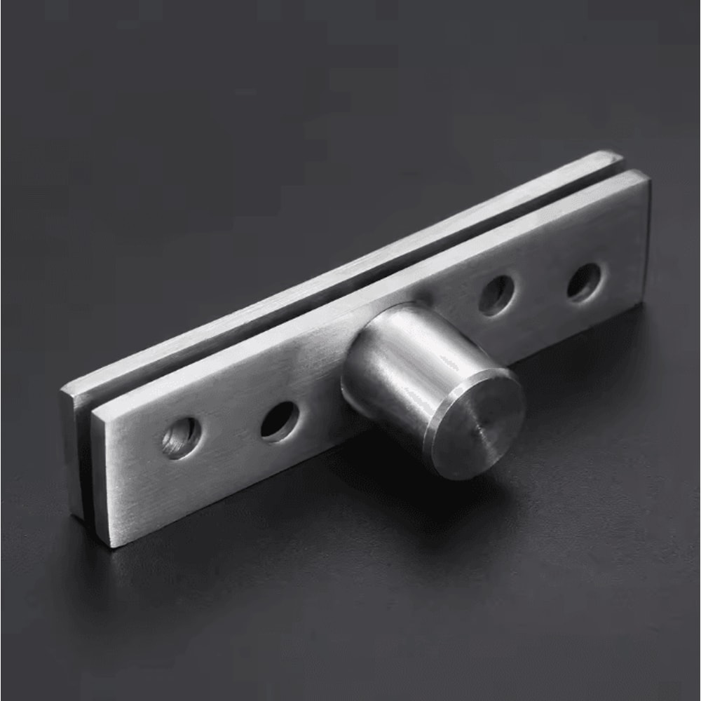 Hidden Door Pivot Hinge Set Stainless Steel Concealed Rotating Hinge For Modern Doors 4