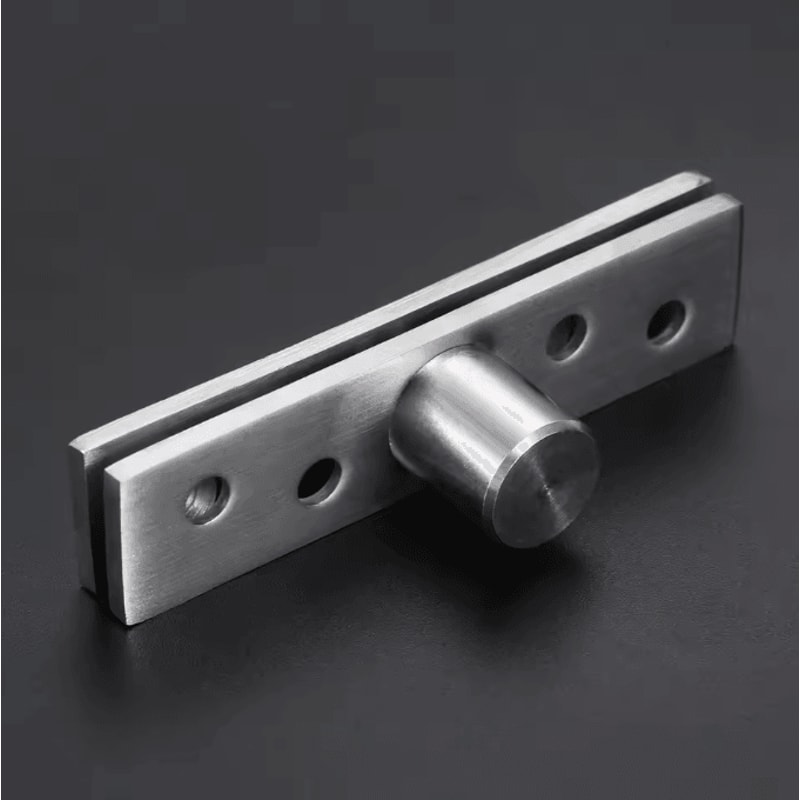 Hidden Door Pivot Hinge Set Stainless Steel Concealed Rotating Hinge For Modern Doors 4