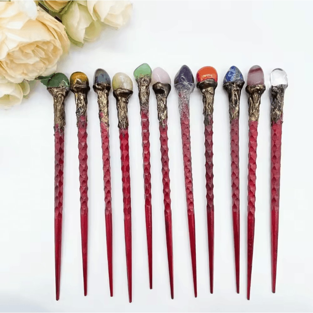 Rose Quartz Crystal Wand Natural Healing Magic Scepter For Reiki Meditation Home Decor 0