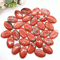 1 Piece Natural Red Jasper Palm Stone Reiki Healing Crystal Pocket Stone For Energy Balance Home 1