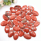 1 Piece Natural Red Jasper Palm Stone Reiki Healing Crystal Pocket Stone For Energy Balance Home 1