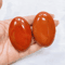 1 Piece Natural Red Jasper Palm Stone Reiki Healing Crystal Pocket Stone For Energy Balance Home 3