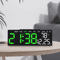 USB LED Digital Alarm Clock With Temperature Dual Alarm Modern Desk Clock With Auto Dimming Snoo 0